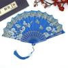 Art Craft Gift Chinese Style Folding Fan Dance Cosplay Hand Held Fans Home Wedding Party Decoration Photograph Props