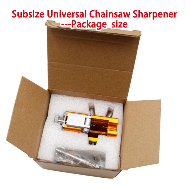 Tragbare Kettenschleiferfeile elektrischer Sägeschleifkopf Kettenschleifsäge handgekurbeltes Klingenschleifwerkzeug Zubehörset