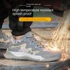 Labor Insurance Shoes Men's Anti-smashing, Anti-puncture, Wear-resistant and Non-slip Work Shoes, Safety Protective Shoes