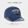 Retro Old Face Peaked Cap Children Sunscreen Sunshade Soft Top Embroidered Baseball Cap Men's Cowboy Hat
