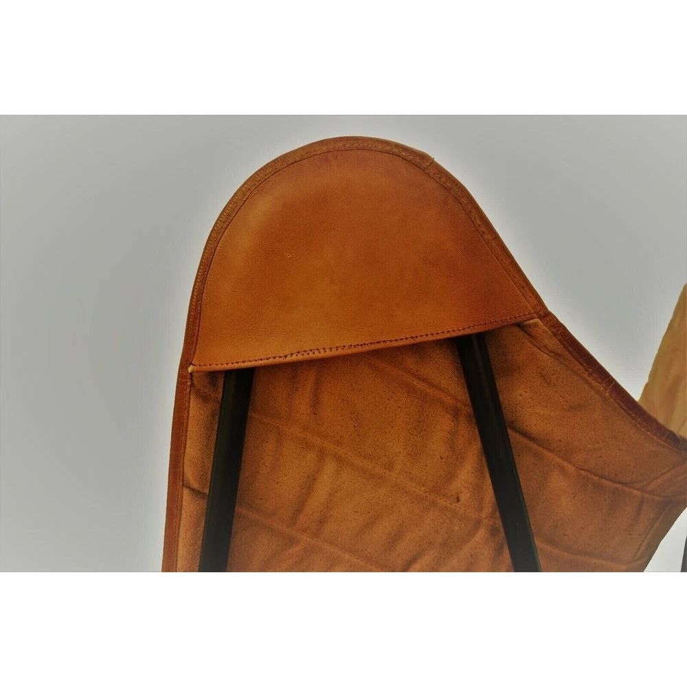 {Only Cover} Butterfly leather chair home furniture. LEATHER BUTTERFLY CHAIR