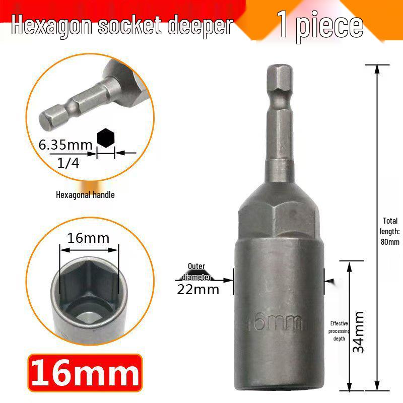 Elektrischer Tiefgangschlüssel 5,5-19mm für Bohrmaschine & Schlagschrauber