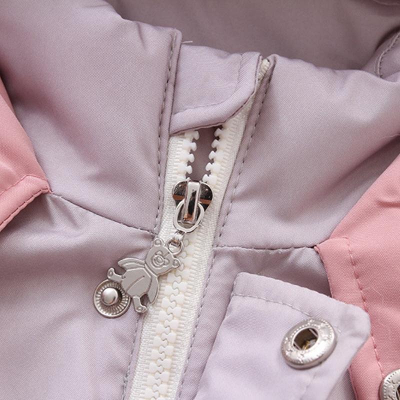 Children Winter Ski Suit Coat Thicken Baby Jumpsuit Warm Children Jacket Waterproof Hooded Kids Baby Clothes 1-5Years