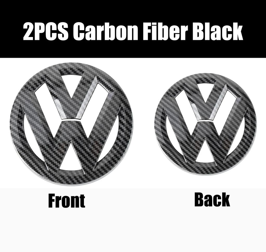 ZDFVU1 Car Logo Front Grille Rear Trunk Decoration Sticker Accessories For VW GTI Golf MK6 MK7 Polo Passat CC Tiguan T-ROC Jetta Arteon