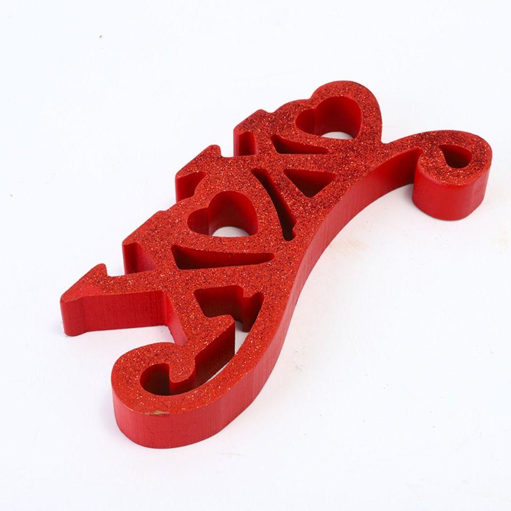 Wooden English Letter Decoration Romantic Valentines Day Gifts  Wedding Party Decor
