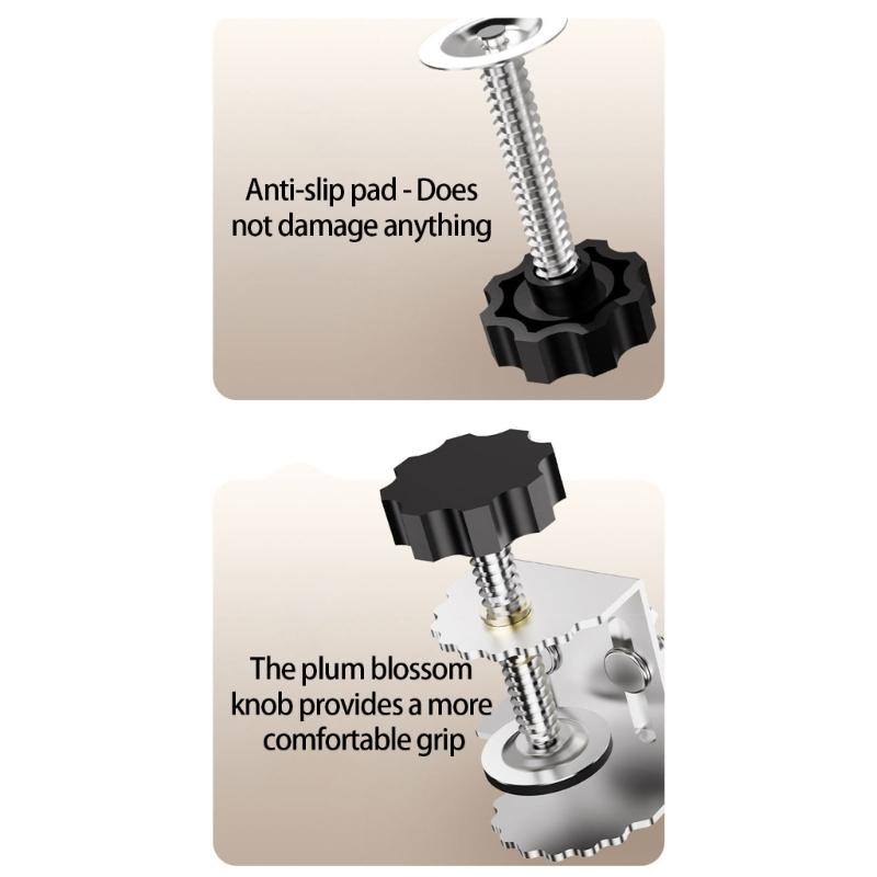 Anti Slip Silicone Cabinet Door Installation Clamp 2mm Reinforced Steel For Smooth Adjustment Stability