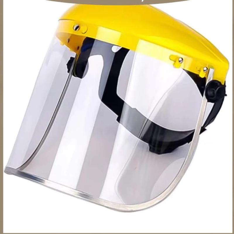 Safety Hard Face Shield Protective Face Mask With Adjustable Head Strap Safety Hard Full Face Mask