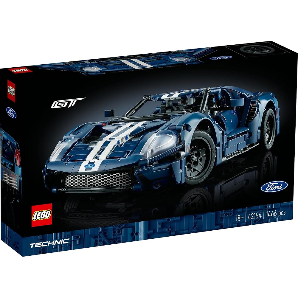 LEGO Technic Ford GT Toy Building Set 2022 Model Vehicle for Kids and Adults 42154