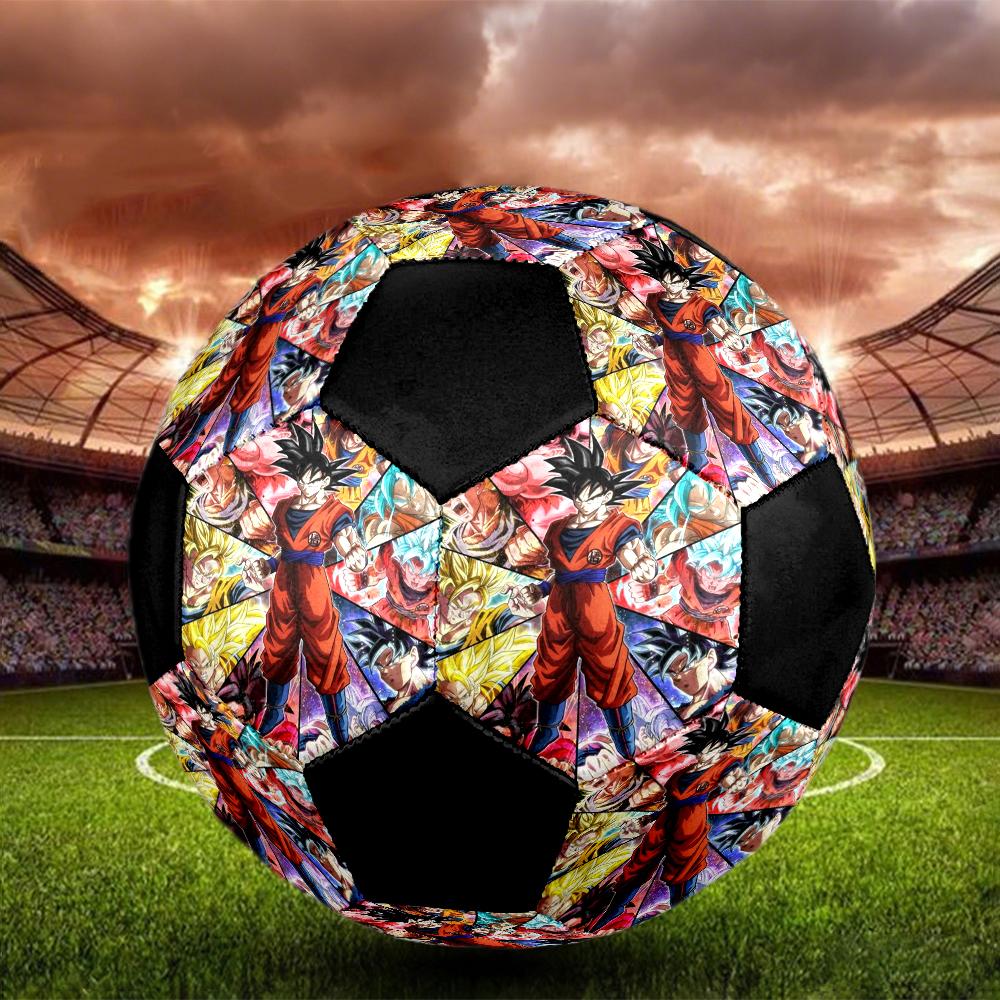 Dragon Ball Indoor Soccer Ball Colorful Machine Stitched PVC Size 5 Team Training Competition Ready Durable High-Bounce Cool Sports Gift
