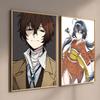 1pc Japanese Anime B-Bungo Stray Dogs Self-adhesive Art Poster Waterproof Paper Sticker Coffee House Bar Room Wall Decor