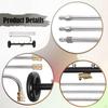 Pressure Washer Undercarriage Cleaner Set under Car 1/4" Connector Underbody Wash Water