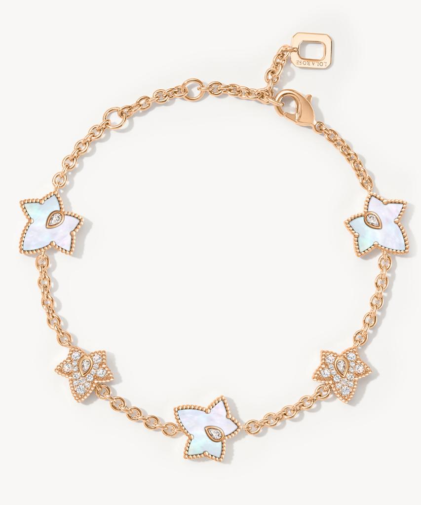 Lola Rose Ivy Mother-Of-Pearl Cubic Multi-Pendant Women'S Bracelet