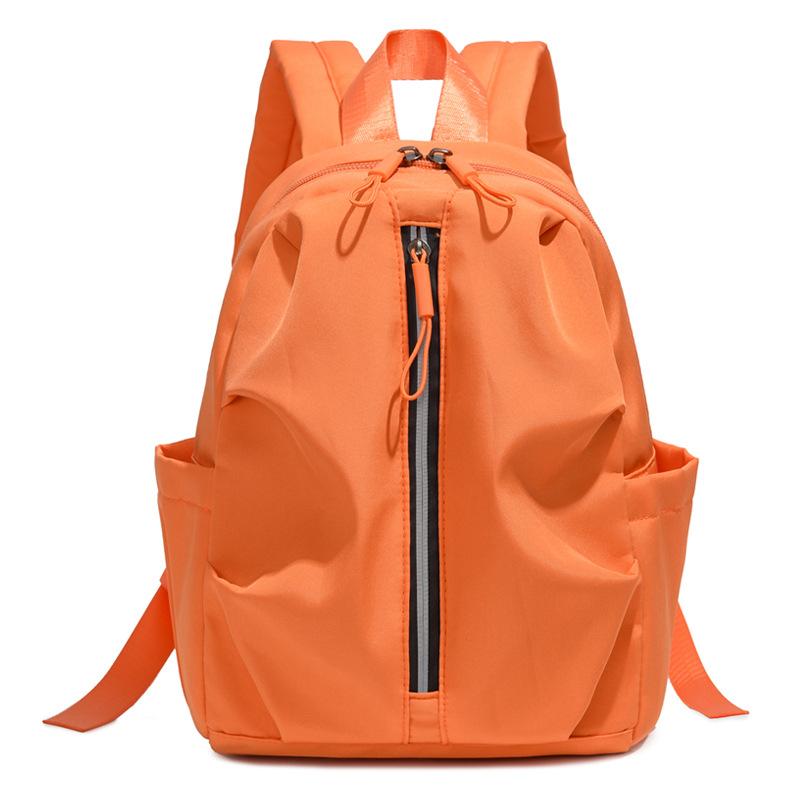 Schoolbag niche trend casual large capacity backpack 1011 new trend simple solid color fashion trendy travel backpack