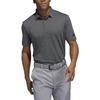 Adidas Solid Logo Micro-Flag Golf Polo Shirt Men Tops Dark-Grey HA9158