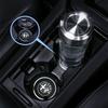 1/2Pcs Car Coasters Water Cup Holder Pads Cup Slot Non-Slip Mat Accessories For Alfa Romeo Sportiva 156 Stelvio Giulia Giulietta