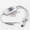 Smart Bluetooth RGB LED Strip Controller, Voice & App Controlled, Seven-Color Music Sync, 24 Key Remote, 5-24V.