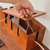 Elegant Wooden Wire concealing Box Designed To Cover Disordered Cables While Improving Appearance In Any Space B03E