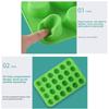 Silicone 24 series mini cake mold porous round Muffin cup baking tray jelly DIY baking mold