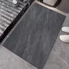 Modern Diatomaceous Earth Bath Mat Machine Made Printed Non Slip Soft Super Absorbent Sustainable Dirt Barrier Quick Dry for