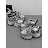 Dad Shoes Women's Small 2025 New Casual Sports Shoes Spring and Summer Breathable Mesh Super Fire Thick-soled Heightening Shoes