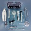 22Pcs 750ml 600ml Boston Cocktail Shaker Bar Tools Wine Mixer Set Bartender 25/20oz Cocktail Shakers Tool Kit with Stand