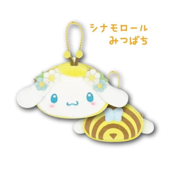 Hatakeyama Shoji Sanrio Mini Face Pouch Small Creatures Cinnamoroll Honeybee Face Pouch Mini Pouch A