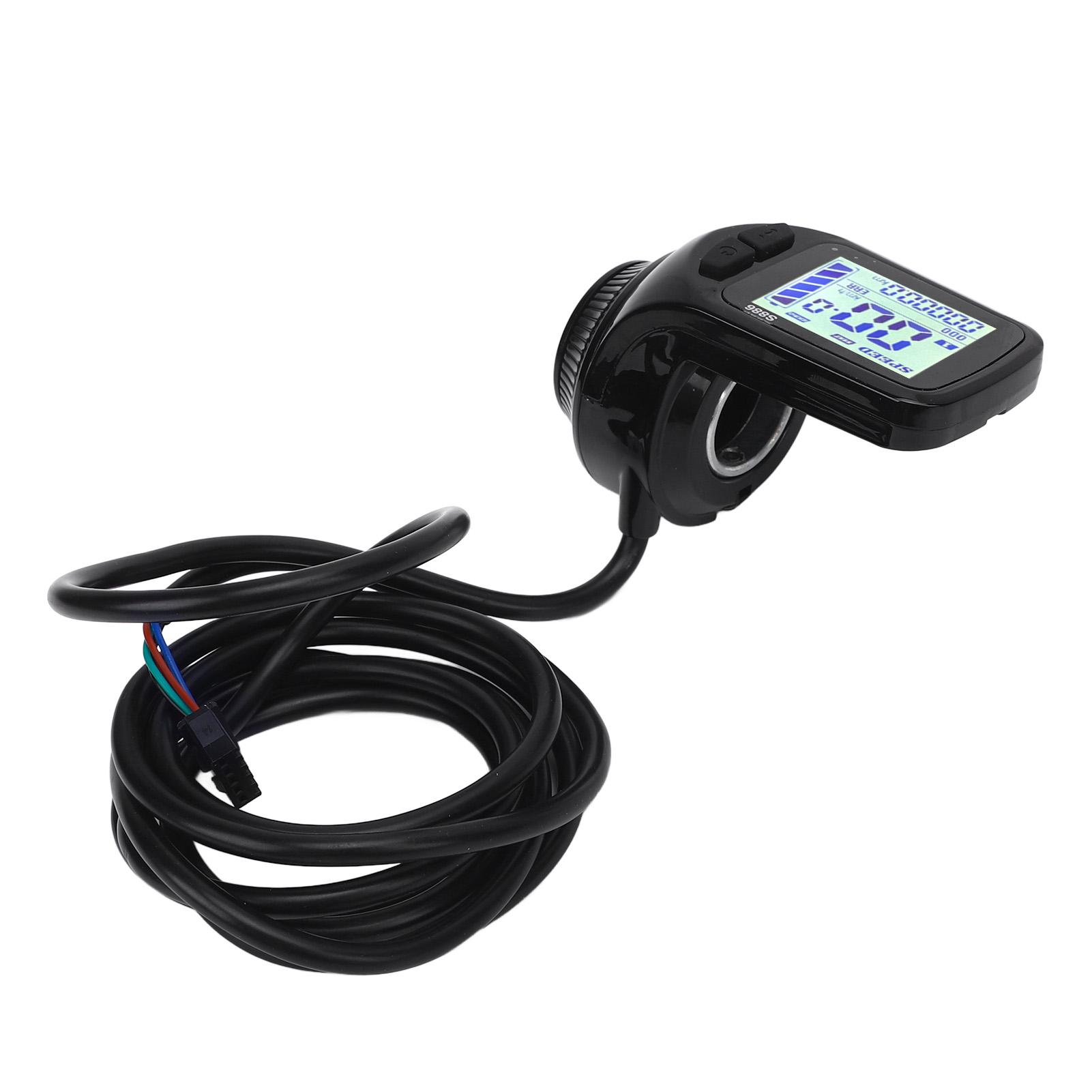 

Электрический велосипед ЖК-дисплей большой палец газа 2 в 1 измеритель скорости ускоритель скутер велосипед аксессуары