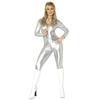Catsuit Metallic Sexy Stretch Bodysuit Zipper Adult Costume Fashion Jumpsuit