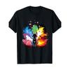 European Sizes Japanese Style Fox Seven Elements Cherry Blossom Flower T-shirt