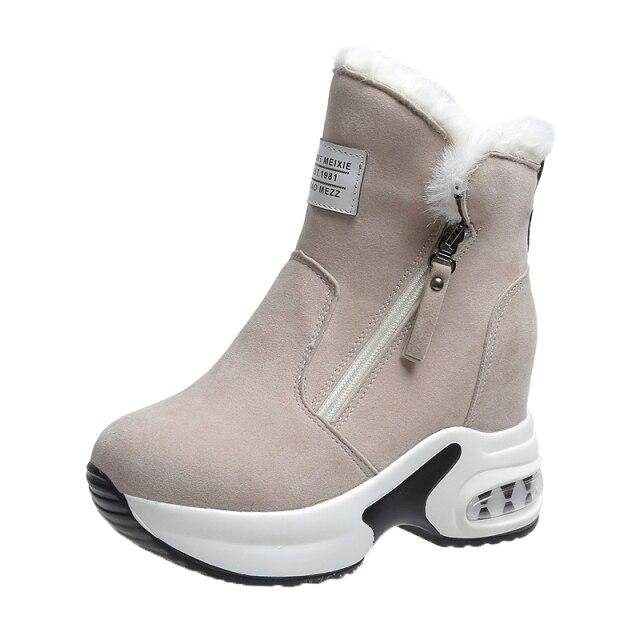 2022 Nuevo Invierno Mujer Tacones Altos Zapatos plataforma Moda cálida  Botines de nieve Cuñas Casual Diseñador antideslizante Goth Botas Lady  comprar a buen precio — entrega gratuita, reseñas reales con fotos — Joom