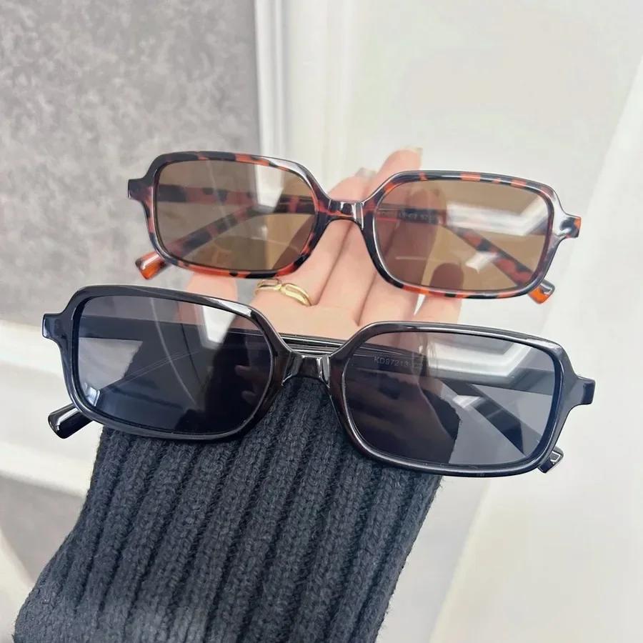 Fashion Square Sunglasses Women Men Vintage Mirror Lens Stylish Sun Glasses Unisex Personality Colors UV Protection
