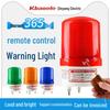 Alarme LED com Controle Remoto Sem Fio com Som e Luz - Luz de Aviso de Segurança 220V para Cabines de Segurança