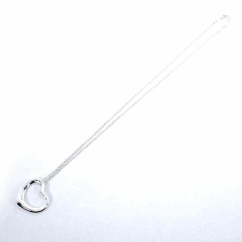 [Used] TIFFANY/Tiffany 925 Open Heart Pendant/Necklace/j8-8