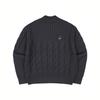 KANGOL Basic Cable Sweater 1866 Charcoal