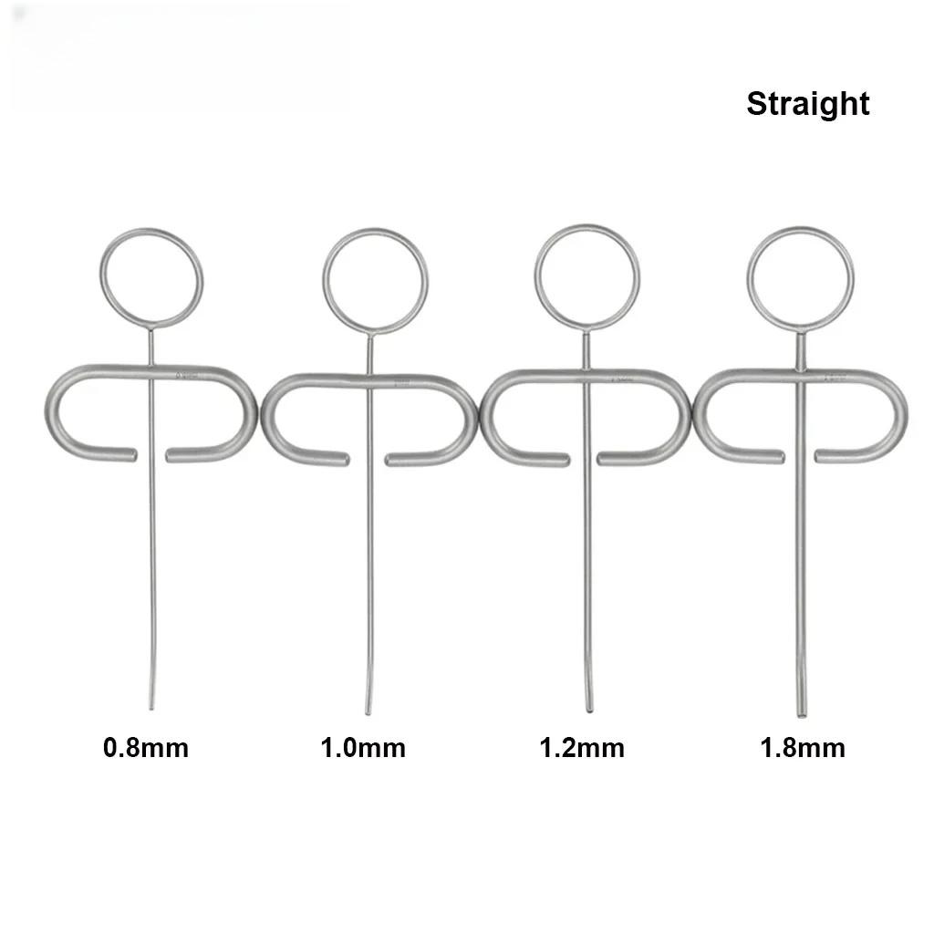 1 Pc Dental MTA Plugger Applicator Bone Implant Collector Powder Meal Conveyors Teeth Filling Syringe Carrier Straight/Curved Head