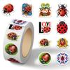 Cartoon Festival Gift Stickers - 500/Roll for Journals and Sealing