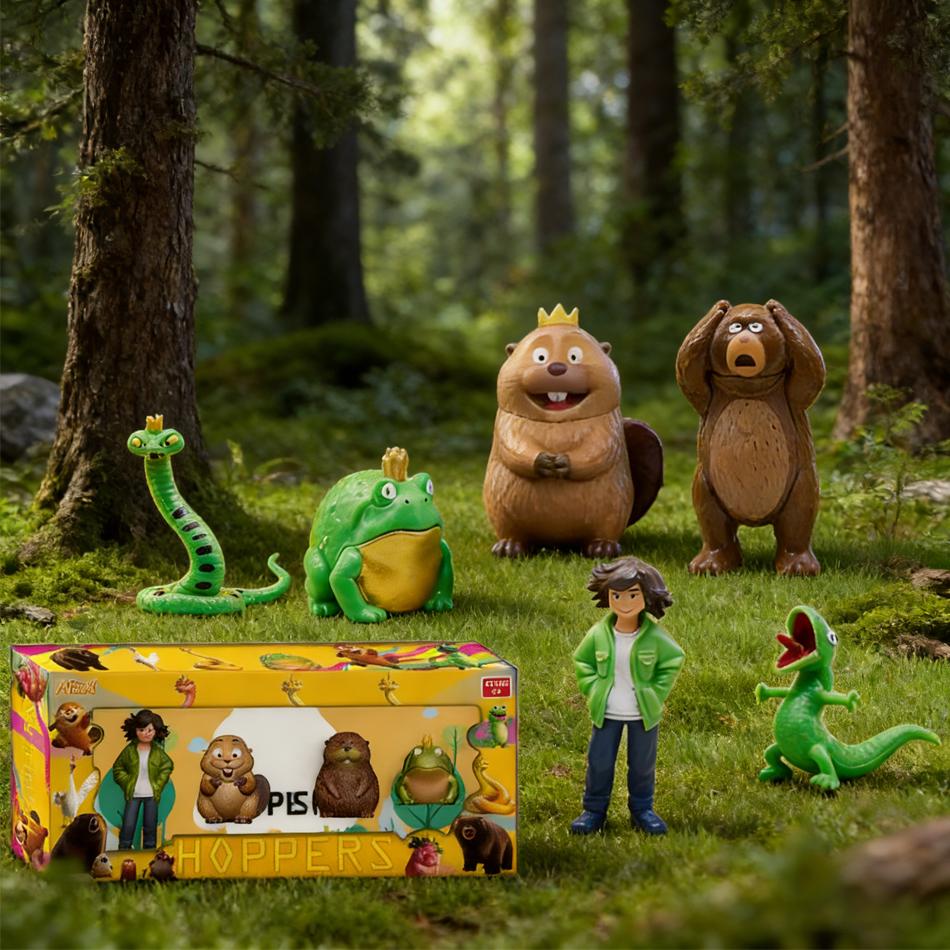 New Arrival Hoppers Beaver Transformation Plan Mabel anime cartoon figure with box creative personalized statue surprise gift