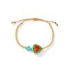 Beaded Crucifix Heart Designs Bracelet Lightweight Alloy Chain Adjustable Wristband Jewelry Gift For Her