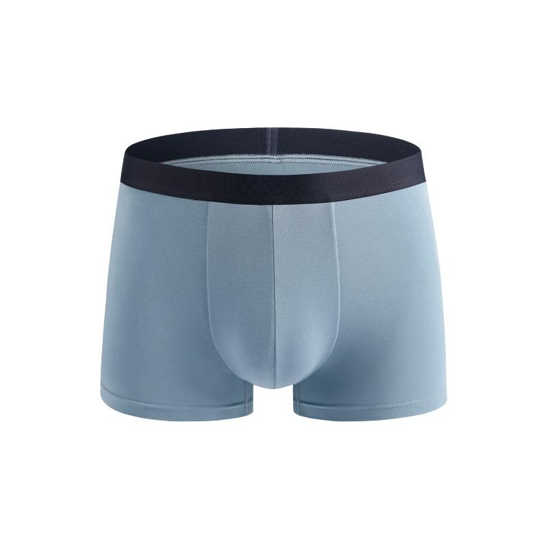 Plus-size Men's Spring and Summer Modal Sports Breathable Mid-waist Briefs