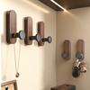 Sturdy Wood Adhesive Wall Hook Easy Mounting For Kitchen Bathroom Storage Organizers