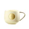 Creative Ceramic Mug Cute Girl Cat Coffee Cup Gold Handle Electroplated Cup Can Be Formulated