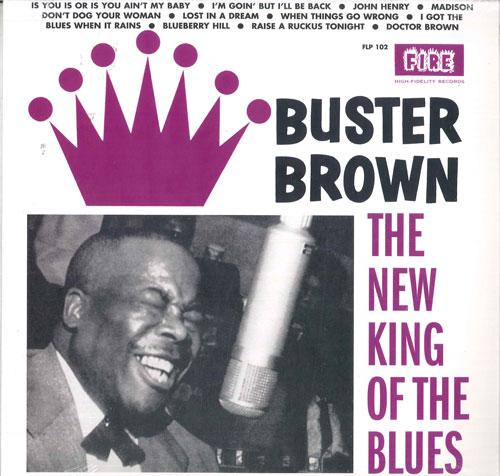 

LP Record BUSTER BROWN - The New King Of The Blues PLP102 COLLECTABLES US Blues