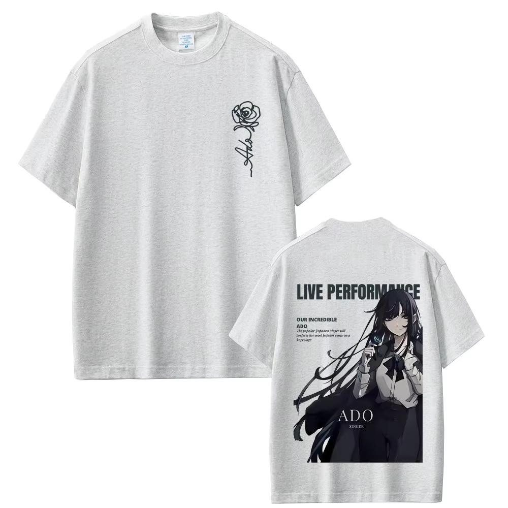 

Ado Our Incredible Live Performance T-shirt Male Vintage Casual Cotton T Shirts Men Women Y2k Fashion Japanese Style Streetwear 4XL
