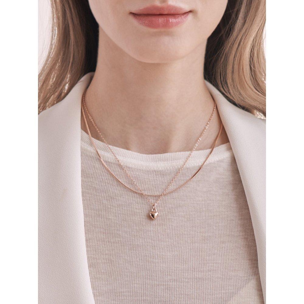 Heart Layered Necklace Elbrnn191