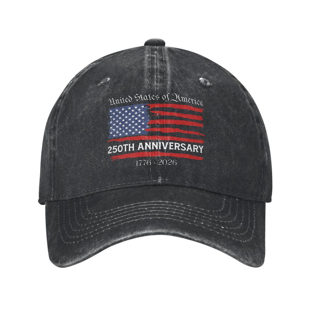 United States of America 250th Anniversary 17762026 Trucker Hats Outfit For Men Women Baseball Cap  Vintage Headwear Sun Caps