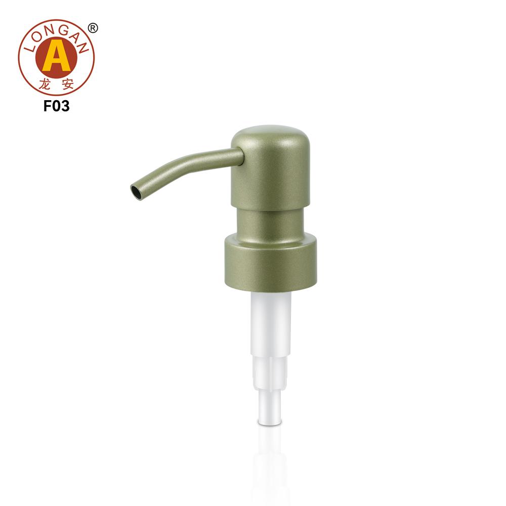 Fast Delivery Shampoo Pump 28/410 Matte Gold Stainless Steel Hand Lotion Pump Head Black of Soap Dispenser at Good Price