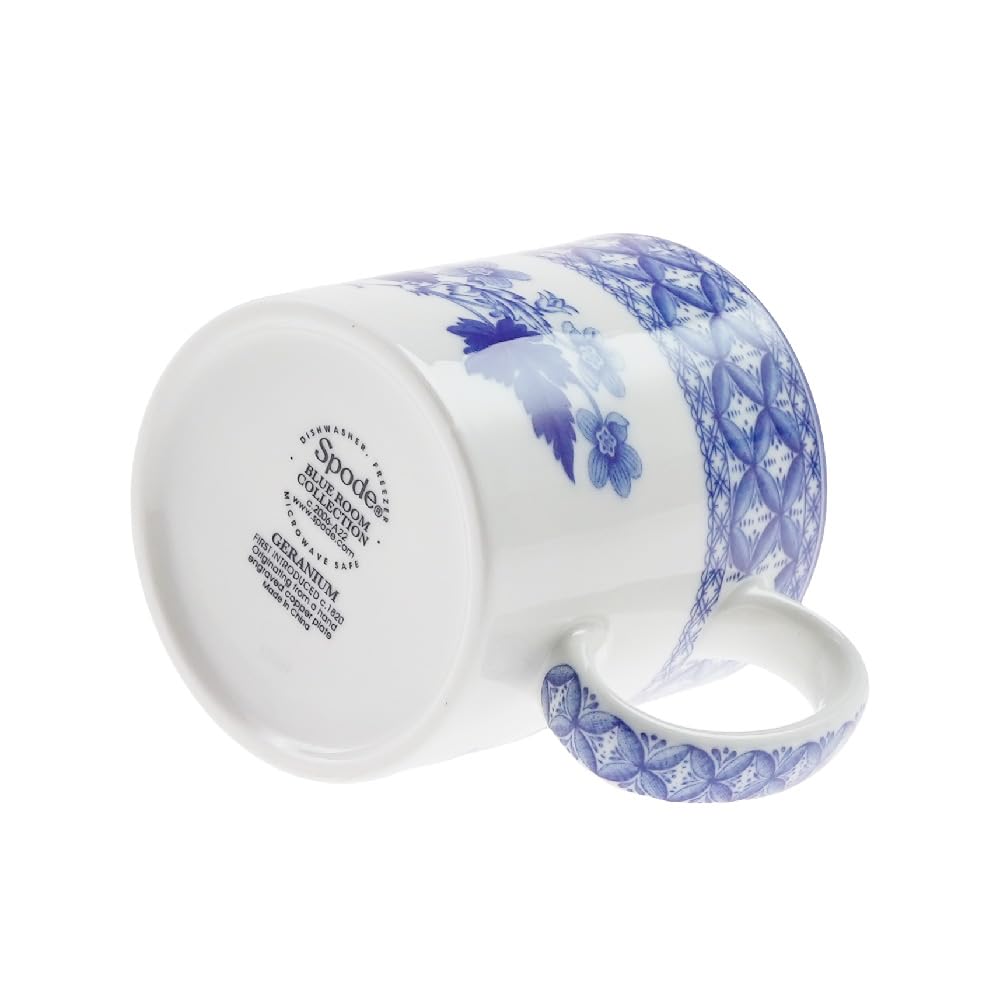 Spode Blue Loom Mug, 250ml, Geranium [Parallel Import]
