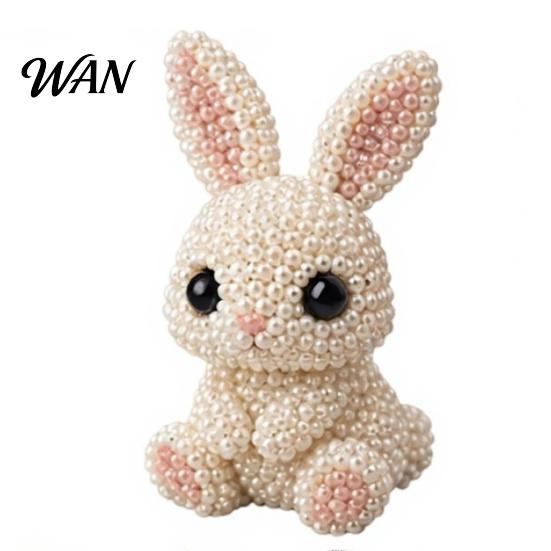 Adornos de Cuentas Texturizadas Kit DIY de Cuentas de Animales, Pequeño Set de Manualidades con Cuentas 3D, Lindo Kit Creativo de Arte con Cuentas para Principiantes Adolescentes Adultos Alivio del Estrés