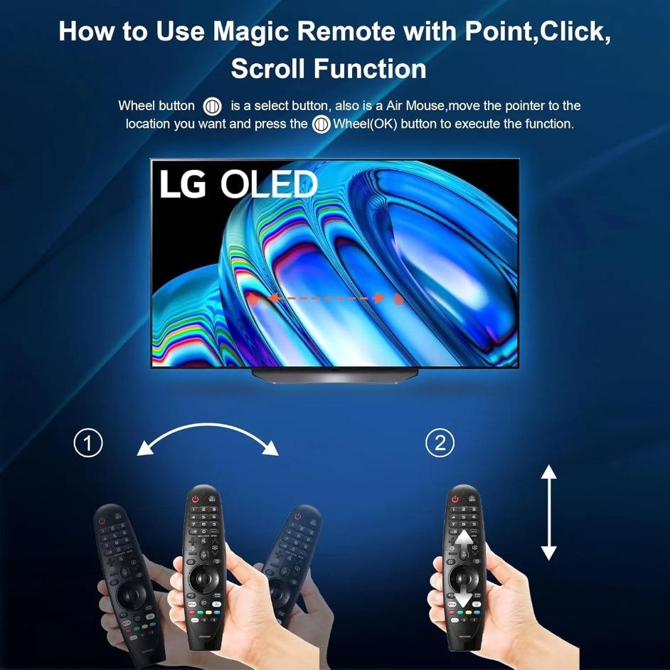 New AN MR20GA AKB75855501 Voice Pointer Function Remote Control Compatible with Many LG Smart TV Models
