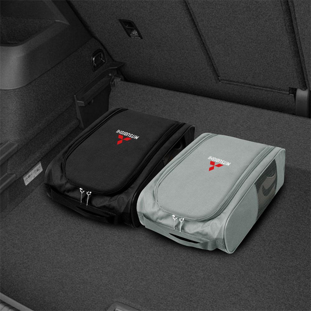 Portable Travel Shoe Bag Storage Packet Car Accessories For Mitsubishi Ralliart Lancer 9 Outlander ASX Competition Xpander Colt